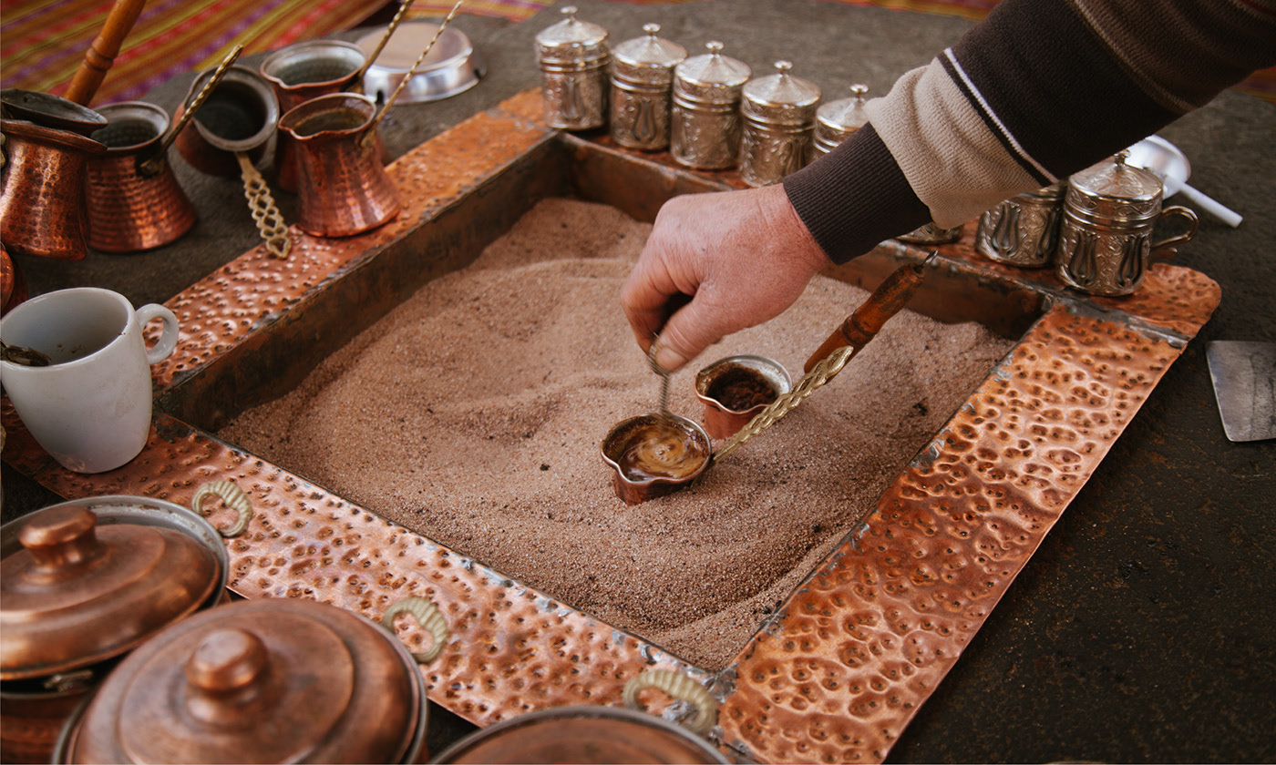 Оборудование для приготовления кофе на песке 