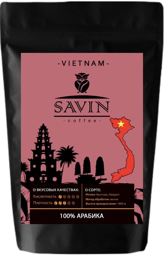 Кофе Вьетнам, Ламдонг , 100% арабика